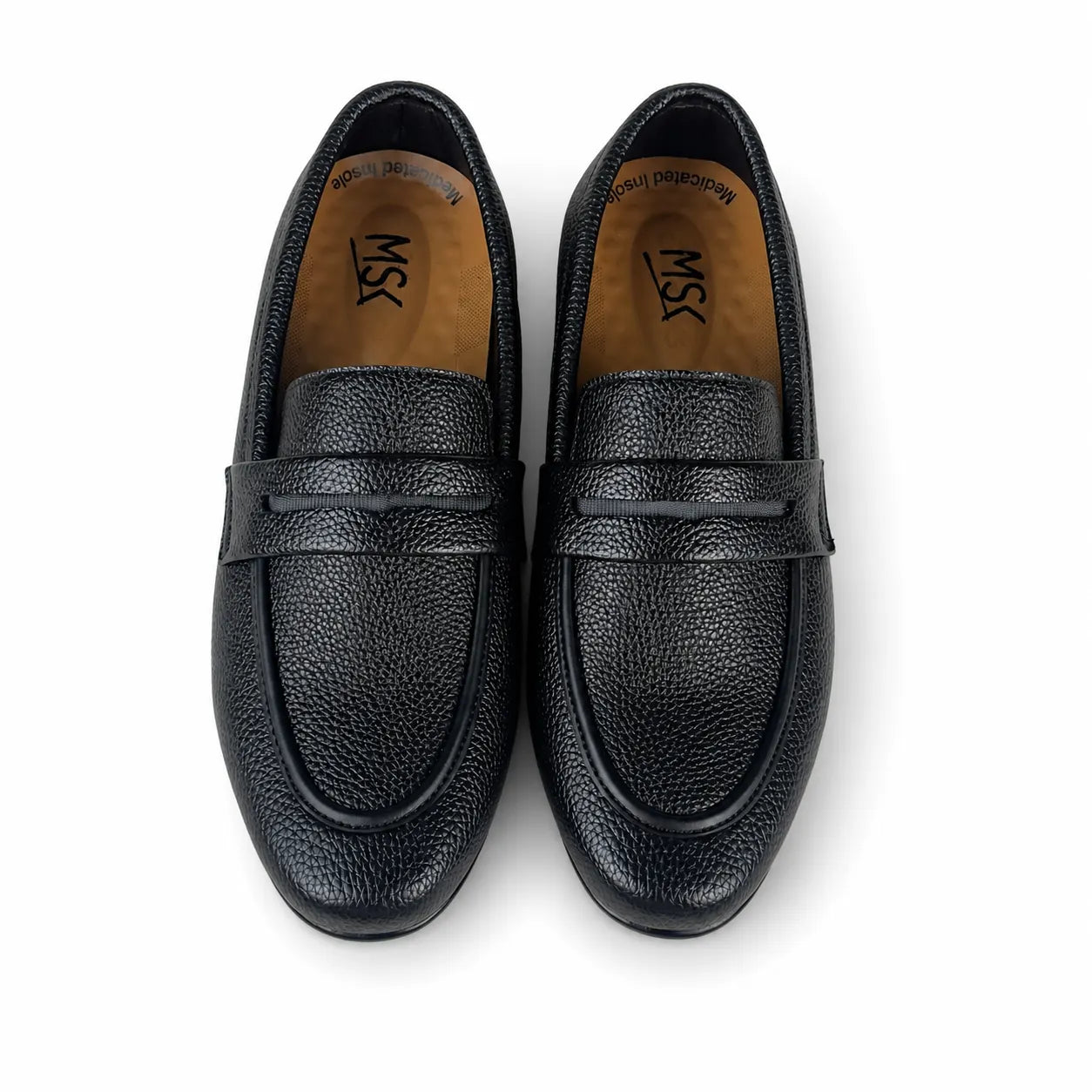 MEDICATED MILLED LOAFER 5310P - BLACK