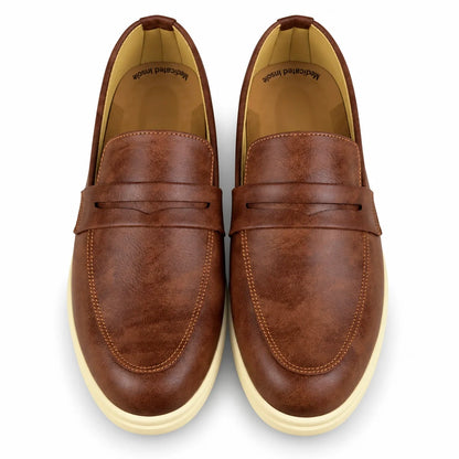 BROWN MEDICATED LOAFER - Honey Sole