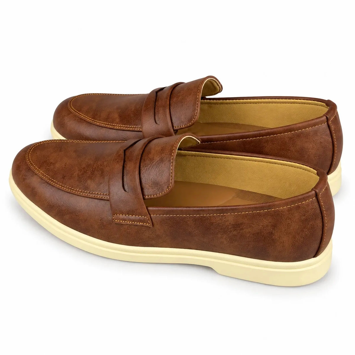 BROWN MEDICATED LOAFER - Honey Sole