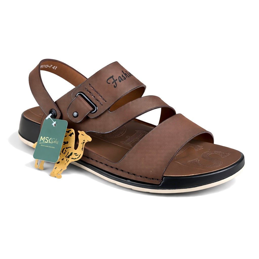 MATE BROWN MEDICATED SANDAL + SLIPPER