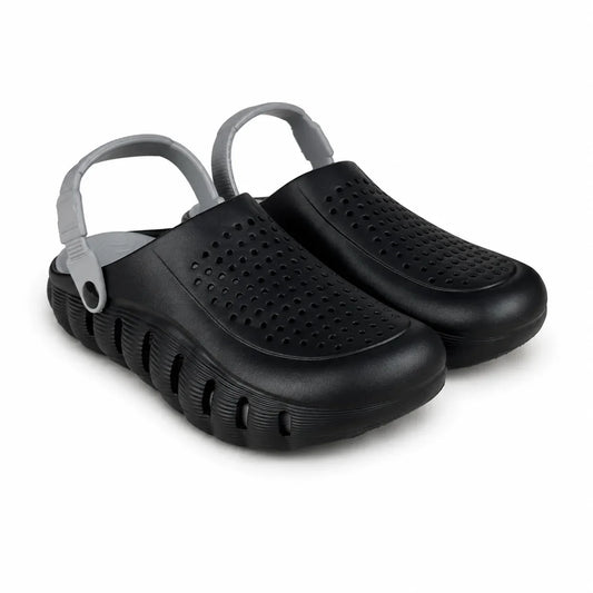 CROCS BLACK - SILVER