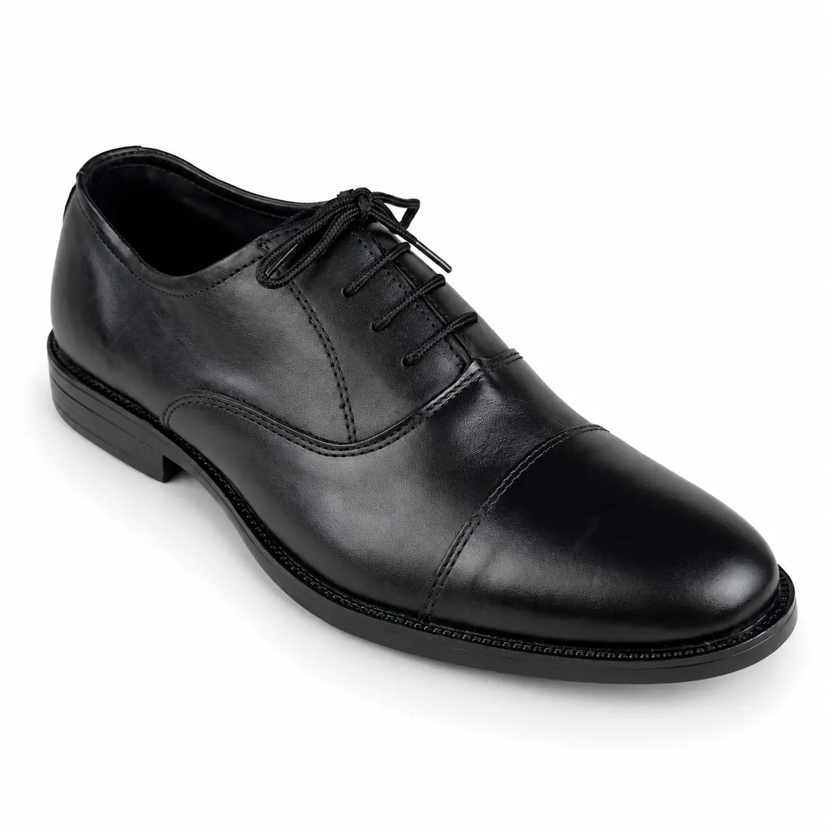 LEATHER OXFORD - BLACK