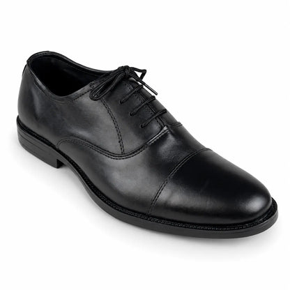 LEATHER OXFORD - BLACK