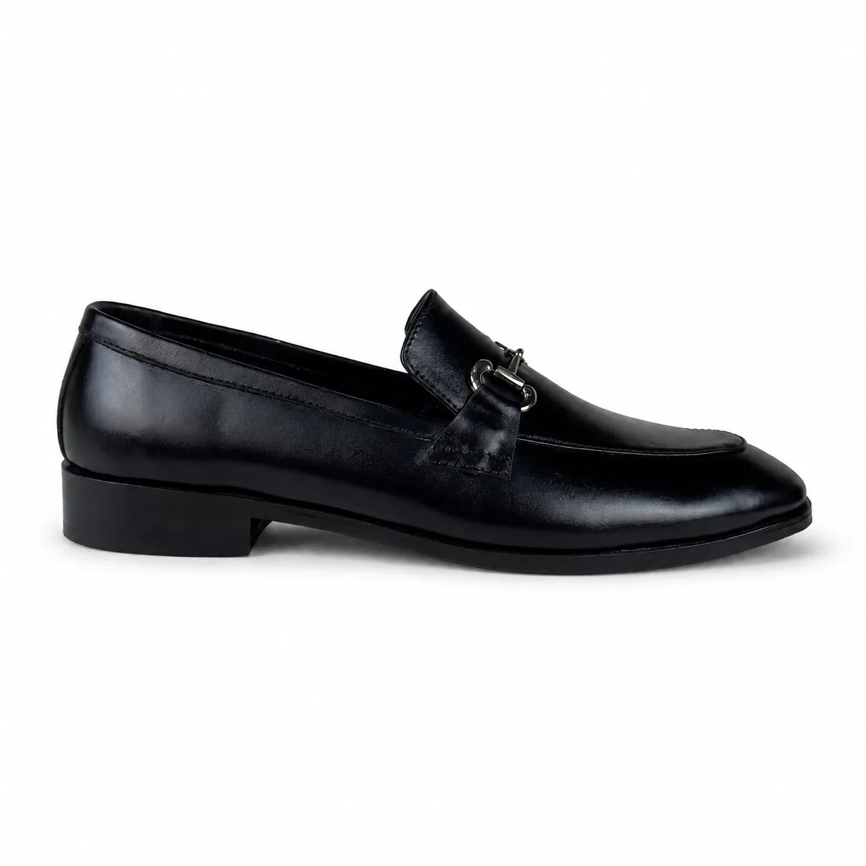HORSEBIT LEATHER LOAFER - BLACK