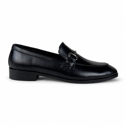 HORSEBIT LEATHER LOAFER - BLACK