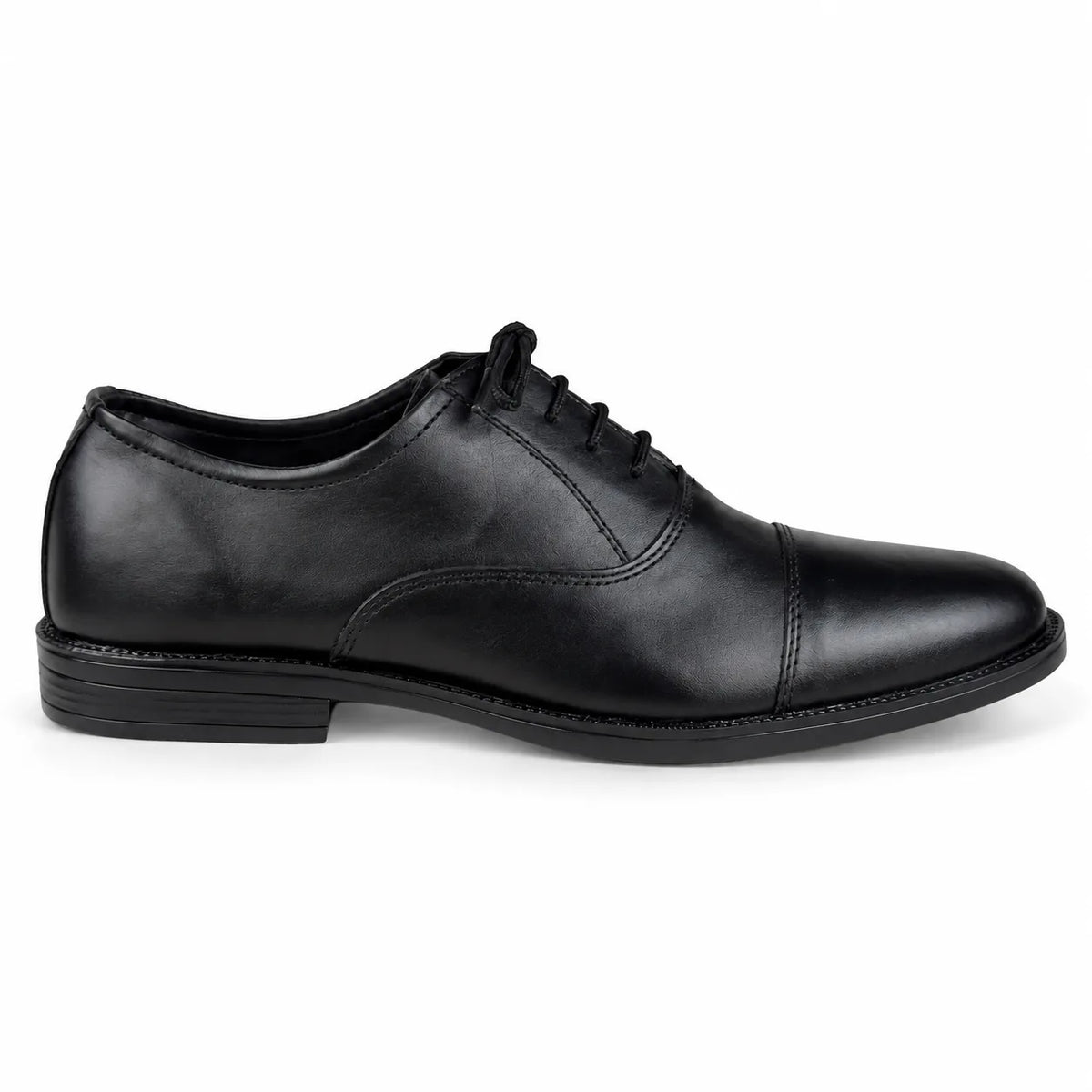 LEATHER OXFORD - BLACK