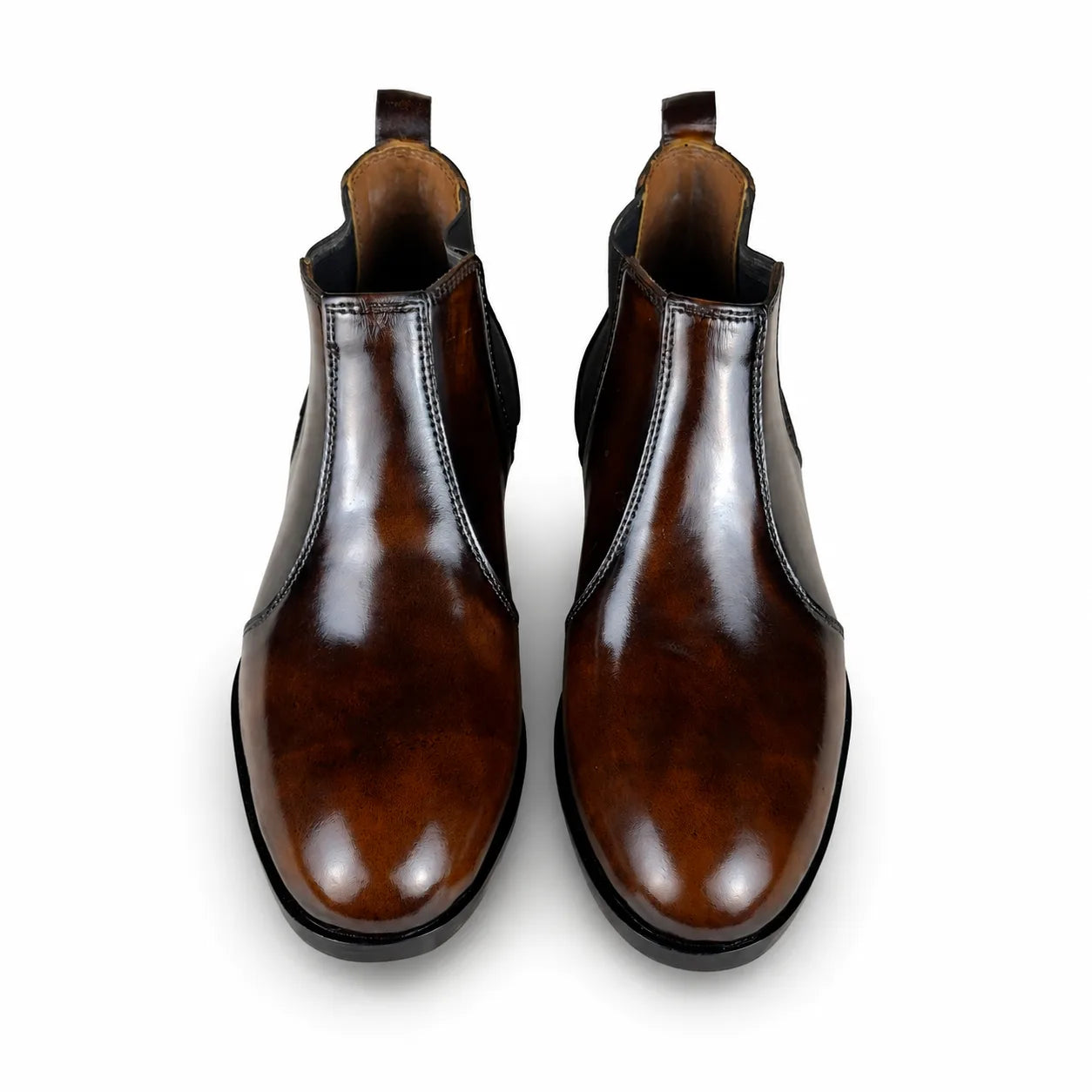 BROWN BUFF LEATHER CHELSEA