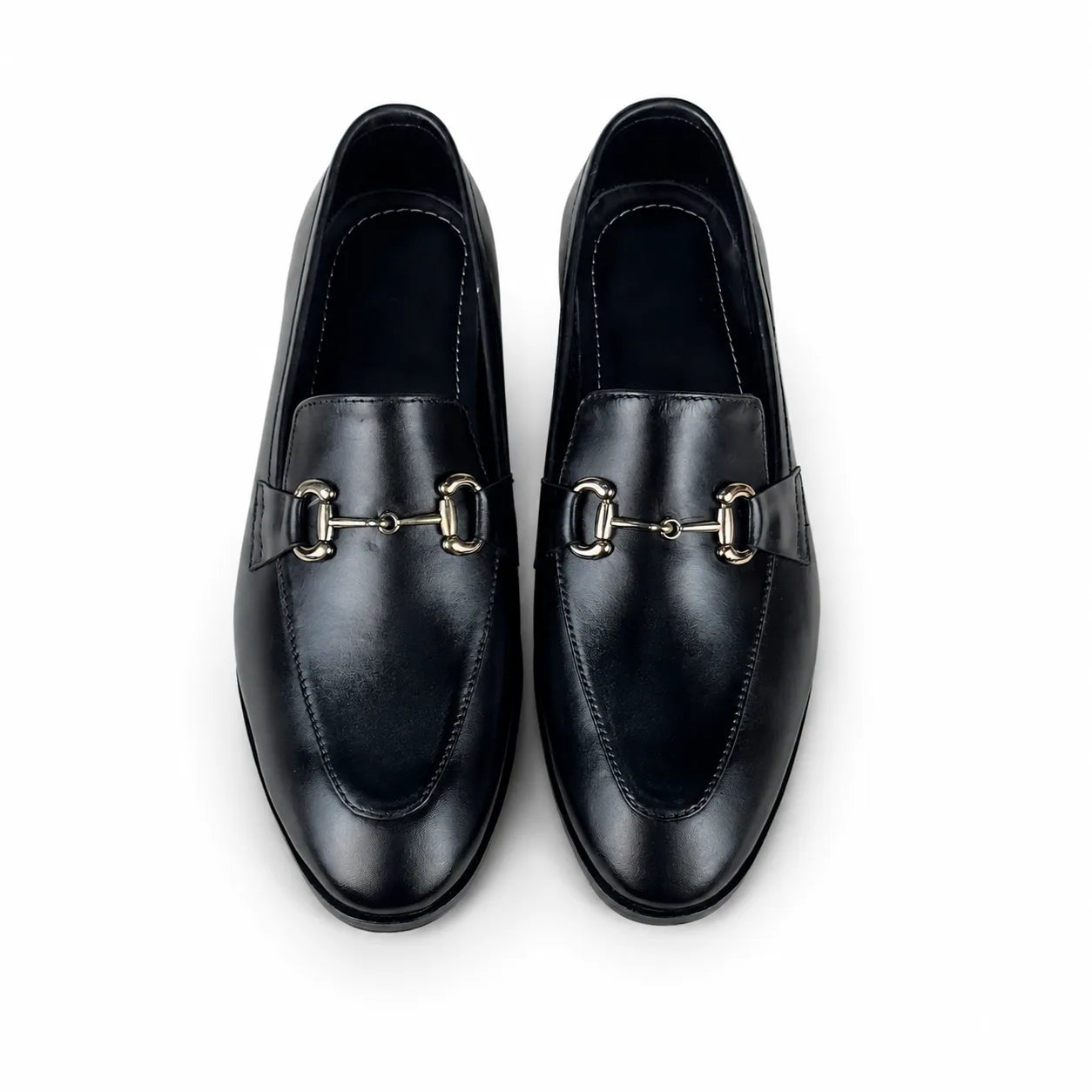 HORSEBIT LEATHER LOAFER - BLACK