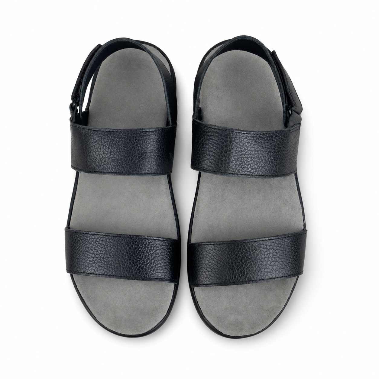 BLACK SANDAL - SUEDE INSOLE