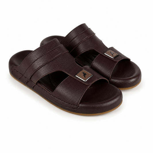 MEDICATED SLIPPER G - BROWN