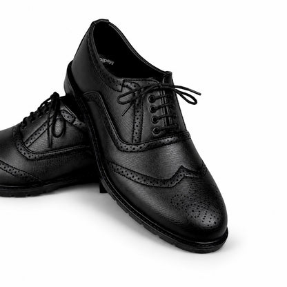 COMFY BROGUE - BLACK