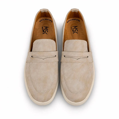 SAND BEIGE MEDICATED LOAFER