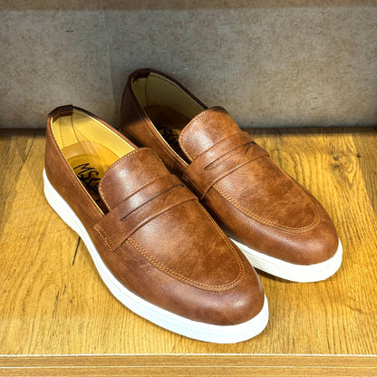 BROWN MEDICATED LOAFER